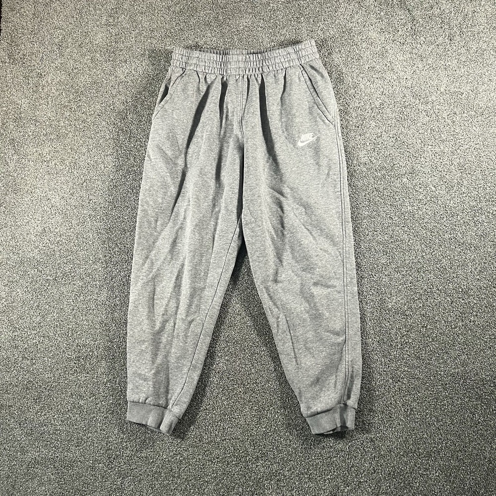 Nike Women’s XL Gray Fleece Jogger Sweatpants Swoosh Athletic Pants